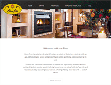 Tablet Screenshot of homefires.co.za